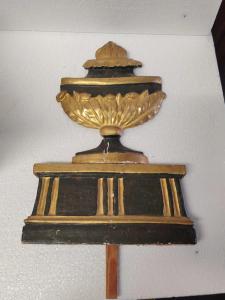 Grande Fregio In Legno Dorato Fine XVIII secolo Neoclassico